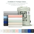thumbnail image 6 of TAFTS Bamboo Sheets California King - 100% Pure Bamboo Viscose Sheets - 400TC Bamboo Bed Sheets - 4 Pieces - 17” Deep Pocket - Silk feel, Cooling, Anti-static (Sage Green), 6 of 7