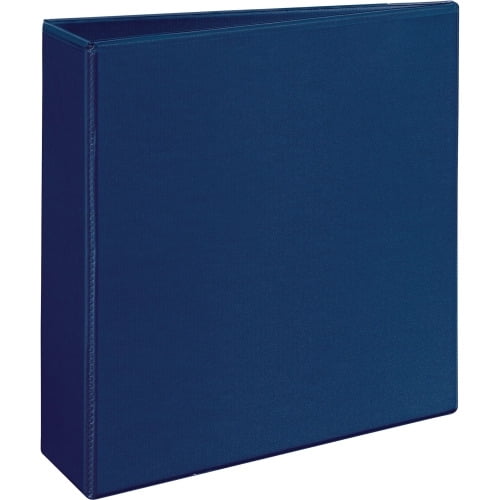 Avery Durable View 3 Ring Binder, 3' Slant Rings, 1 Blue Binder 3' Binder Capacity - Letter - 8 1/2' x 11' Sheet Size - 600 Sheet Capacity - 3 x Slant D-Ring Fastener(s) - 2 Internal Pocket(s)
