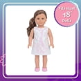 thumbnail image 3 of My Life As White Sequin Dress Fashion Set for 18-inch Dolls, 2 Pieces, 3 of 9