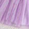 thumbnail image 5 of Bodycon Toddler Girls Dress Fly Sleeve Sweet Floral Cute Prints Tulle Princess Dance Trendy Fit Clothes Elegant Beautiful Dailywear Lovely New Dresses, 5 of 5