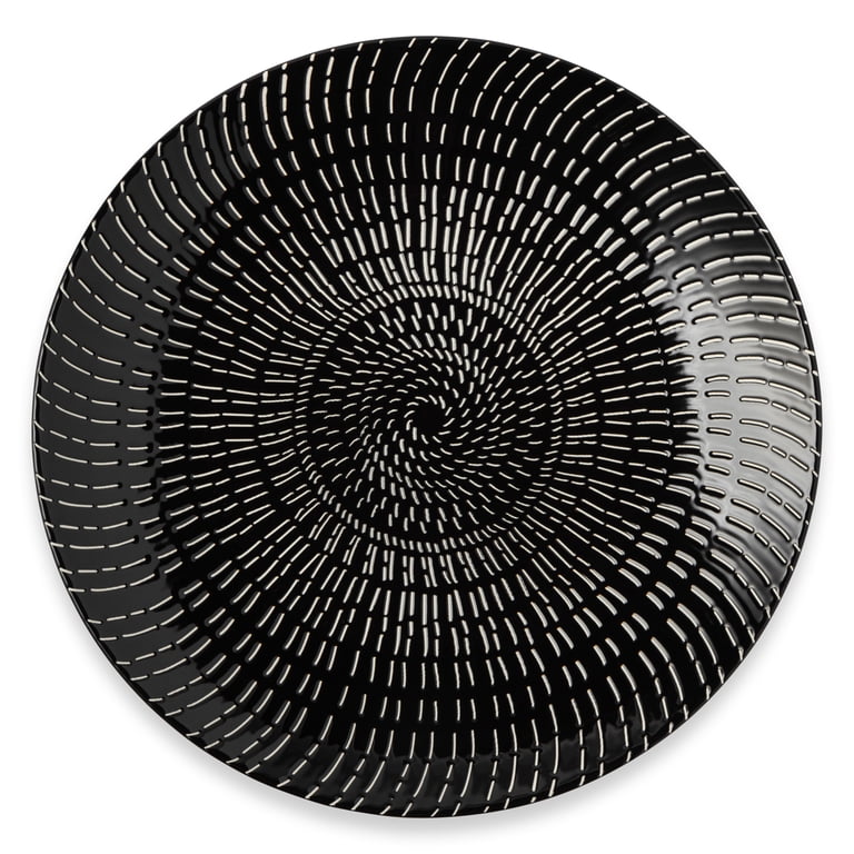 Thyme & Table Maddox 12-Piece Stoneware Dinnerware Set - Walmart.com