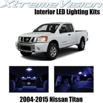 XtremeVision Interior LED for Nissan Titan 2004-2015 16 pcs Blue Interior LED Kit   Installation Tool