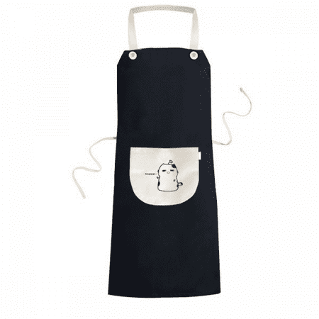 

Pet Cat Paper Art Deco Fashion Apron Bib Sarong Cooking Baking Kitchen Pocket Pinafore