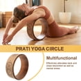 thumbnail image 5 of Rueda de Corcho para Yoga Posturas e Inversiones Backbends con Efecto Madera y Estampado Mandala, Apoyo, 5 of 5