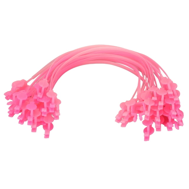 Pinza para servilletas dentales, segura, exquisita, flexible y antiestrés, de plástico, para odontología, color rosa