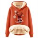 thumbnail image 1 of WILLBEST Sudadera con Capucha Oversize para Mujer, Ideal para Navidad, Otoño E Invierno Cómoda, Estampada y Gruesa, Cálida X-Grande, 1 of 4