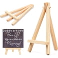 thumbnail image 2 of Caballete de escritorio plegable de madera maciza de 10 Uds. Mini caballete de escritorio de madera para niños caballete de escritorio para dibujar caballete pequeño para pintura al óleo Sincero Electrónica, 2 of 5