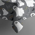 thumbnail image 5 of Halloween Ghosts Bats and Eyes Square Tablecloth,Waterproof Square Table Cover,Wipeable Spillproof Washable Table Cover for Home Kitchen Party Decor 60"x60"(152x152cm), 5 of 6