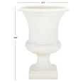 thumbnail image 3 of SAFAVIEH Paven 21" x 21" x 29" Urn Off White Resin Solid Plant Pot, 3 of 7