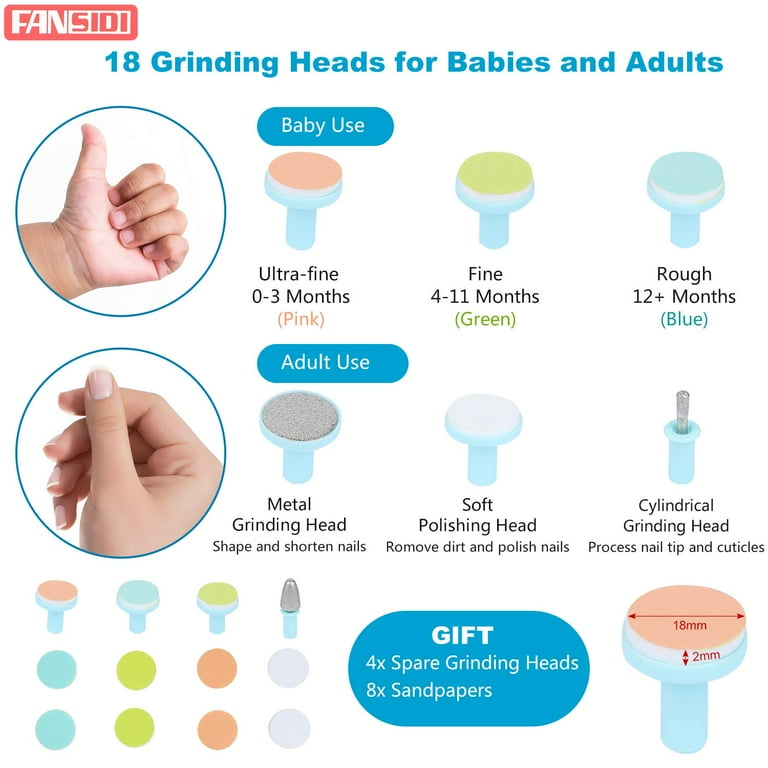 Battery operated baby nail trimmer sale
