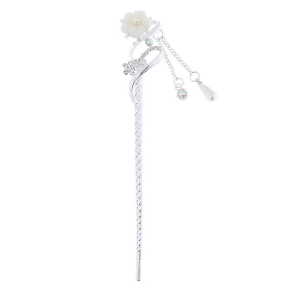 El palillo chino del palillo del pelo cuelga la decoración pendiente de la borla del Pin del moño de la horquilla 1 Sunnimix Palos para el cabello que cuelgan para las mujeres