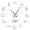 Silver,27inch, variant on Scottish Fold Cat Breed Oversized 3D DIY Acrylic Wall Clock Lazy Cat Kitten Animal Design Quiet Sweep Clock Watch Mirror Surface(Gold,27inch)