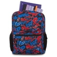 thumbnail image 5 of Marvel Boy's Backpack, Printed Allover Cartoon Spiderman Schoolbag for Kids Black Spiderman, 5 of 6