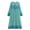 green, variant on Vintage Chic Women Long Sleeve Neck Tie Ethnic Wild Flower Beach Bohemian Maxi Dress Ladies Rayon Cotton Boho Dresses