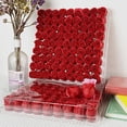 thumbnail image 2 of 81Pcs/Case Soap Flower Realistic Romantic Multi-layer Petals Bright Color Artificial Scented Rose Gift Box Daily Use, 2 of 8