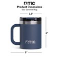 thumbnail image 6 of RTIC Essential 12 oz Ceramic Lined Leak-Resistant Lid Coffee Mug, Navy, 6 of 7