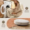 thumbnail image 5 of ODIKA 8'x10' Washable Area Rug Non-Shedding, Easy Care, Orange Terracotta Burnt Ivory Band Seasonal Decorative Row Bathroom for King Size Bedroom Under Bed, Master Suite, 5 of 7