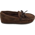 thumbnail image 4 of Minnetonka Boy's Moccasin (Toddler/Little Kid/Big Kid),Chocolate,7 M US Little Kid, 4 of 5