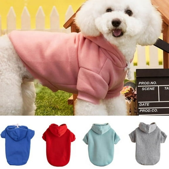 Zhaomeidaxi Dog Hoodie Dog Clothes Sweaters with Hat, Pet Winter Clothes Warm Hoodies Coat Sweatshirt for Autumn Winter