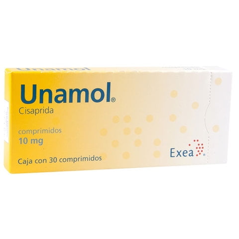 Unamol comprimidos 30 pzas de 10 mg c/u