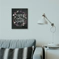 thumbnail image 5 of Stupell Industries Enjoy Every Moment Flower Wreath Textured Chalkboard Design Graphic Art Black Framed Art Print Wall Art, 16x20, by House Fenway, 5 of 7