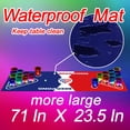 thumbnail image 4 of Juego de tapetes de mesa Glowing Beer Pong Noveltymeme, 180 x 58 cm, con tazas LED, 4 of 7