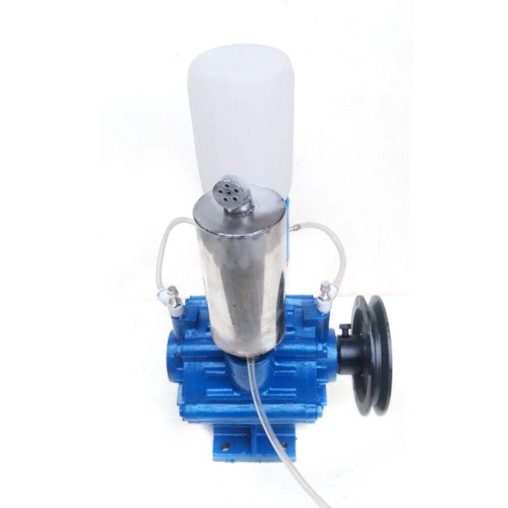Fichiouy Electric Milking Machine Barrel Cow Milker Portable Vacuum Pump Bucket 1440 r/min 110V