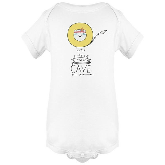 Little Man Cave Bodysuit Infant -Image by Shutterstock, Newborn