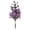 Purple, variant on Agiufgs Artificial Violet Ground Plug 22.7 in, No Watering or Pruning Needed, for Garden Beds Pathways Patios Balconies, Yellow