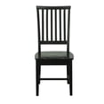 thumbnail image 2 of Contemporary Home Living Hand Finished Dining Chair - 39" - Antique Black, 2 of 6