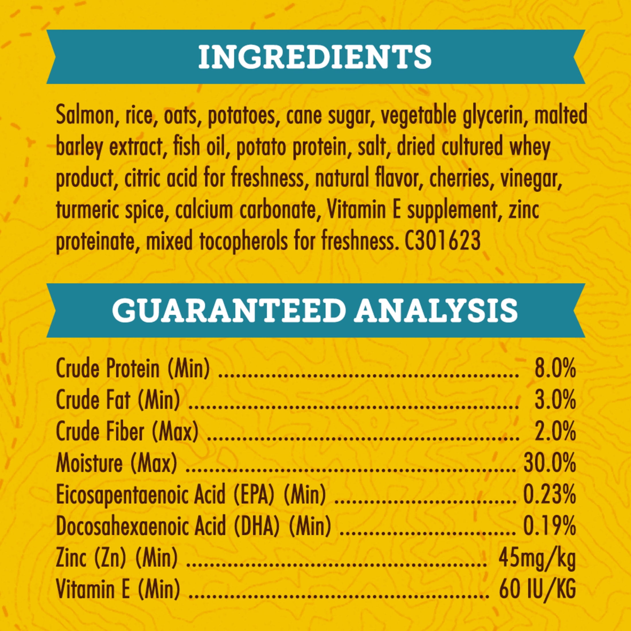 (8 pack) Zuke's Puppy Naturals Dog Training Treats, Salmon & Chickpea Recipe, Tender Chews, 5 oz Pouch