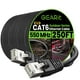 thumbnail image 1 of Cable Ethernet GearIt Cat6 Outdoor 250 pies (76 m) 23 AWG Pure Co, 1 of 8