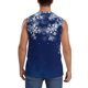 thumbnail image 4 of Balery Christmas Blue Camisetas sin mangas para hombre, absorbe la humedad y protege contra el mal olor.-Small, 4 of 7