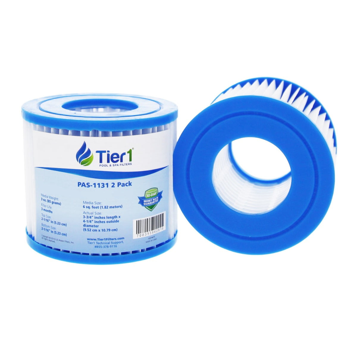 Tier1 Replacement For C 4313 Pbw4pair Unicel C 4313 Filbur Fc 3753 Filter Cartridge Walmart Com Walmart Com