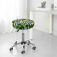 thumbnail image 7 of Kll Lemons On Striped Round Bar Chair Cushion Cover 14 Inch,Bar Stool Protector With Elastic, Soft Washable, 7 of 7