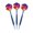 Graphic, variant on Elkadart Neon Soft Tip Dart Set, 18 Grams, Blue