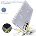 thumbnail image 4 of Allytech Glitter Case for Samsung Galaxy S22 Plus/S22+ 5G 2022, Crystal Clear Bling Sparkly Shiny Soft Flexible TPU Slim Drop Protection Shock-Absorption Case for Galaxy S22 Plus 6.6" 2022, Clear, 4 of 7