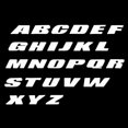 thumbnail image 3 of Blanco 20 Mm Autociclo Motocicleta Bicicleta Rueda Llanta Neumático Pegatina Emblema Universal Letra Cuero Personalidad Etiqueta Estilo, 3 of 4