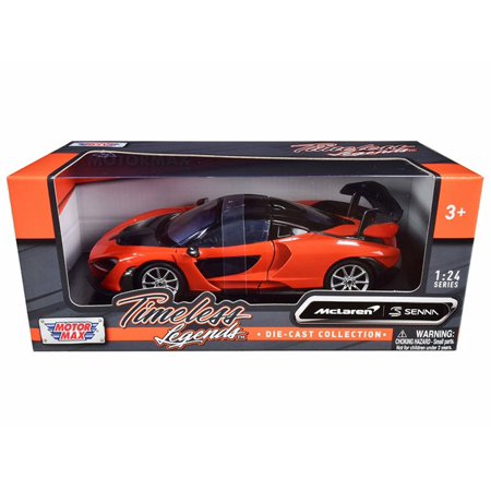 McLaren Senna, Orange - Motor Max 79355OR - 1/24 scale Diecast Model Toy Car