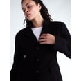 thumbnail image 5 of Scoop Women's and Women's Plus Notched Hourglass Blazer, Sizes XS-XXL, 5 of 6