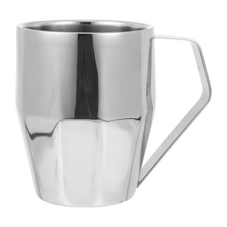 

Stainless Steel Water Mug Double-deck Coffee Cup Heat Insulation Water Cup