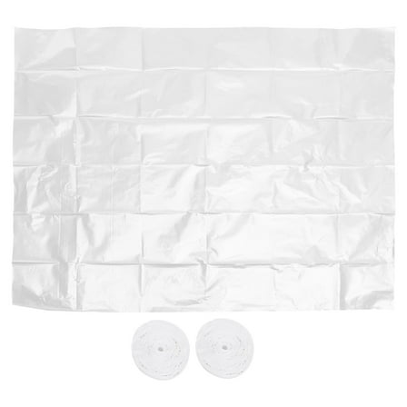 HAKIDZEL PVC Window Insulation Kit for Homeowners Indoor Windows 1Pcs 59X47In