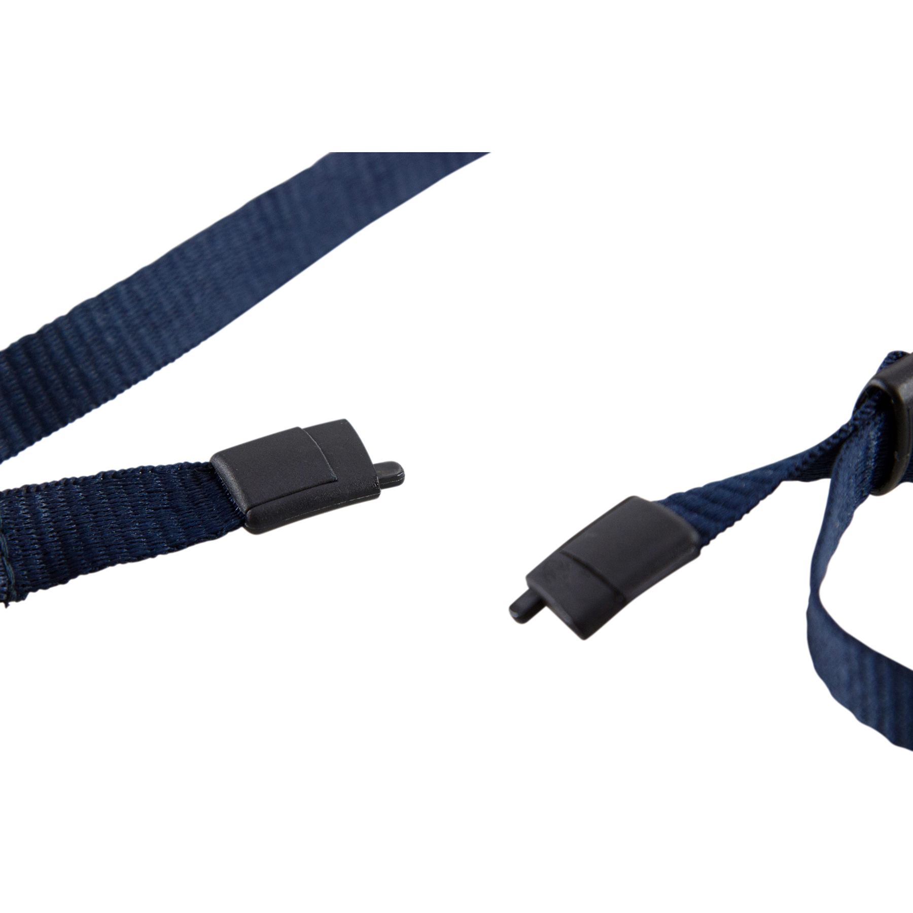 SICURIX Breakaway Plastic Hook Lanyard, Blue, Pack of 10