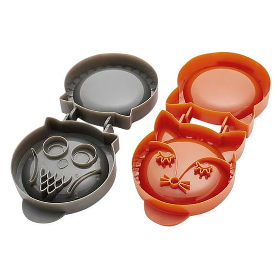 Jierger 2PC Owl Handle Fruit Pie Set Pie Mould Christmas Baking Kit Perfect for Holiday Delights and Creative Dessert Making Ideal for Home Baking and Kitchen Use