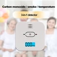 thumbnail image 4 of Wosthever Alarma inalámbrica Combinación de cocina Detector Detección de seguridad Advertencia Sensor con Hogar Oficina Centro Electrodomésticos, 4 of 6
