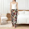 thumbnail image 4 of Yiaed Maple colorful Print Womens Lounge Pants, Loose PJ Bottoms, Long Pajama Pants for Women-Medium, 4 of 6