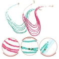 thumbnail image 1 of FOMIYES 2Ud Para Gafas Y Mascarilla Estilo Bohemio Multicapa Con Cuenta De De Colores Variados, 1 of 6