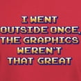 thumbnail image 3 of CafePress - The Graphics Weren't Great Dark T Shirt - Men's Classic Graphic Cotton T-Shirt, 3 of 4