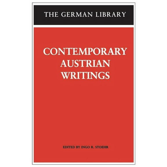 German Library Contemporary Austrian Writings, (Paperback)