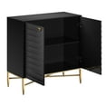 thumbnail image 2 of Clihome 2 Door Accent Cabinet, Black Storage Cabinet Buffet Sideboard, 2 of 6